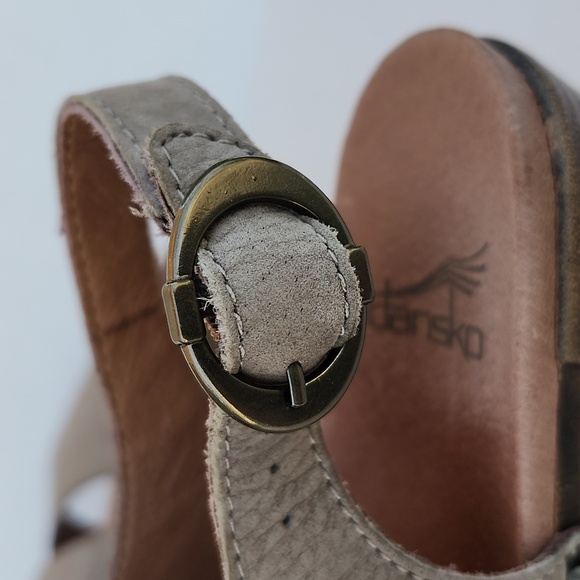 NWOT DANSKO RILEY LEATHER SLINGBACK CLOG - Picture 6 of 13